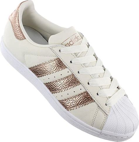 adidas wit met goud dames|adidas Originals SUPERSTAR .